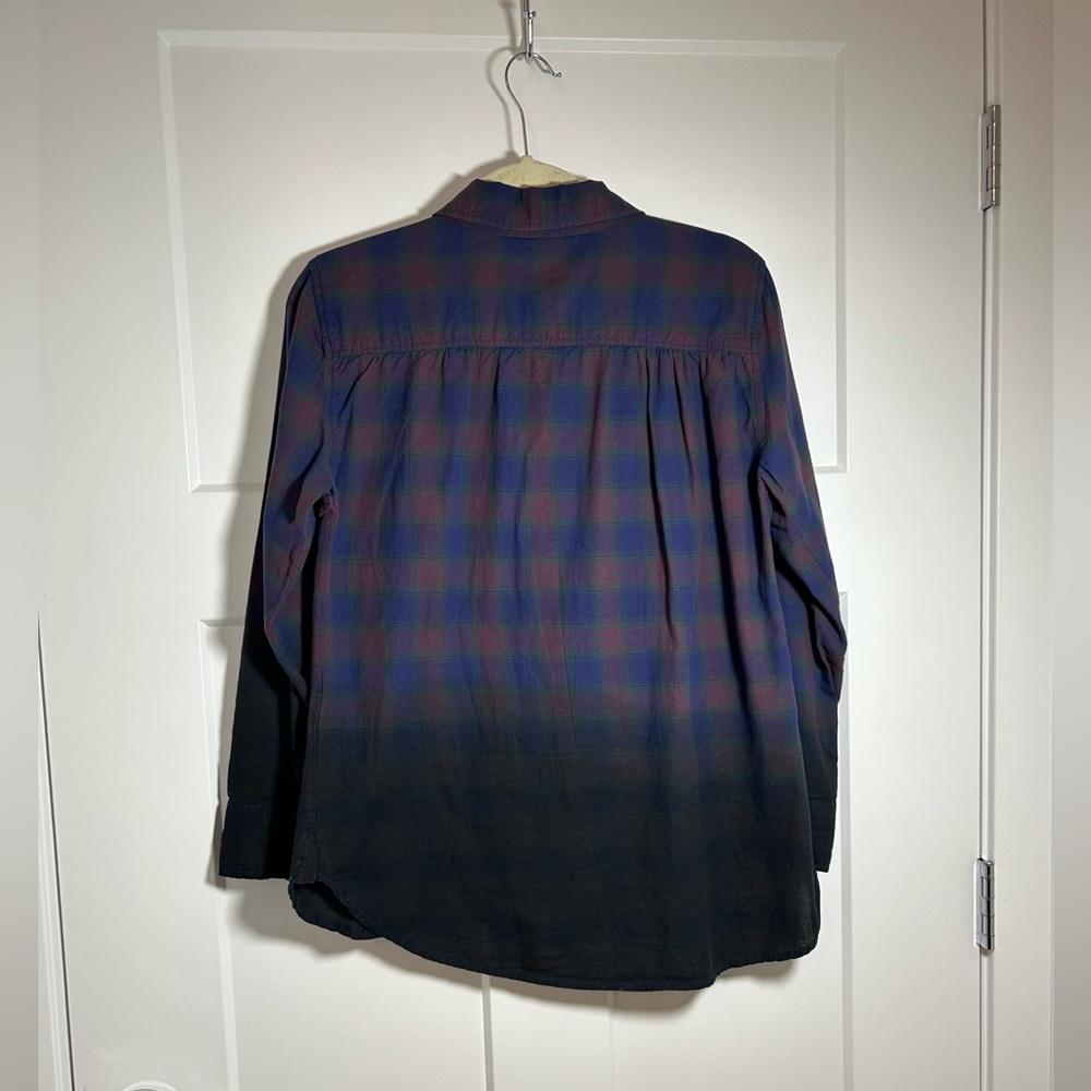 Medium/Large Silver Jeans Co. Pullover Button Pla… - image 8